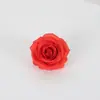 10CM cabeça de flor rosa vermelha flor artificial de casamento decoração de parede de flor de rosa de carro de casamento flor falsa flor eterna fábrica atacado