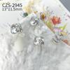 Nuevo de verano lazo de organza taladro de pila de taladro de hielo método de fertilizante estilo dulce arte de uñas de color sólido decoraciones de taladro de pila