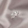 Moda Europea y Americana Lujo Accesible Anillo con Forma de Serpiente Diseño Nicho para Mujer Moda de Alta Gama Personalizado Anillo para Dedo Índice Abertura Ajustable