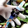 Nuevo Modelo de Animales Locos 2 Reloj Digital Estampado de Dibujos Animados Reloj LED Deportivo para Estudiantes Forma Cuadrada Regalo Creativo Personalizado
