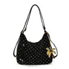 Bolso Bandolera de Lunares, Modelo Nuevo de Alta Venta al por Mayor, Bolso de Hombro de Gama Alta para el Trabajo, Bolso de Axila Versátil y Exquisito