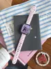 Pulseira de relógio de silicone com base de cor correspondente, compatível com Apple Watch Séries 12, 11 e 10