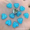 AB coração de amor aglomerado de cristal de minério brincos de coração de pêssego acessórios de decoração DIY de resina para roupas vendas diretas da fábrica