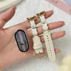 [Correa] Adecuado para Xiaomi Mi Band 11 Correa Miffy Conejo Patrón Lichi 8/9Nfc Correa de Reloj Linda para Niñas