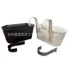 Maceta colgante de metal para decoración de jardín en balcón, maceta con gancho ovalado desmontable montada en la pared, adecuada para plantar, disponible en varios colores