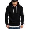 2024 Exportación Nuevo Sudadera con Capucha de Color Sólido para Hombre Sudadera Deportiva Estilo Caliente Transfronterizo Amazon Aliexpress para Hombre