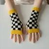 Gorro de Lana Tejido para Mujer Otoño e Invierno Versátil Circunferencia de Cabeza Grande Verde Holgado Ins Moda para Adelgazar la Cara Juego de Guantes