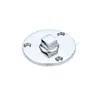 Bujão de Fio em Forma de Diamante Aço Inoxidável 316 Saída de Fundo Saída de Dreno Acessórios para Iate Bujão Bujão de Dreno Marinho