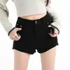 Tiro real Pantalones cortos de lana para mujer 2026 Otoño/Invierno Nuevo estilo Ropa exterior Petite Cintura alta Estampado de letras Adelgazante Casual Capa base Pantalones de corte boot