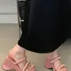Sandalias de cuña gruesa estilo hada francesa para mujer, nuevas de moda verano 2026, adecuadas para usar con faldas, sandalias de tacón alto
