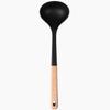 Amazon Venta Caliente Blanco Leche Mango de Madera Utensilios de Cocina de Silicona Juego de 12 Piezas Barril de Almacenamiento Antiadherente Espátula Cuchara Herramienta para Cocinar