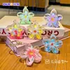 Chaveiro Estilo Ins Flor Transparente com Glitter Pingente Fofo Romântico Flor de Cerejeira Decoração de Bolsa Pequeno Presente Venda por Atacado