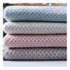 Venta al por mayor de fábrica tela de franela jacquard de piña de doble cara tejido de coral jacquard tela estampada para pijamas