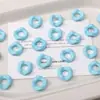 Cuentas de Acrílico Brillante con Forma de Rosquilla de 16 mm Hechas a Mano para Pulseras con Cuentas, Llaveros, Joyería, Materiales y Accesorios