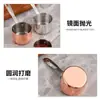 Taza de salsa para bistec de acero inoxidable 304, plato para mojar estilo coreano con asa, taza de salsa para bistec de restaurante, tazón para mojar de tomate