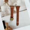 Hebilla de herradura para apple watch iwatch correa de cintura pequeña ice light patrón de lagarto 20 mm en stock al por mayor