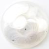 Agujero lateral de 20 mm pieza brillante pieza colgante cuenta diy accesorios hechos a mano para ropa ropa de baile zapatos sombrero decoración 10g