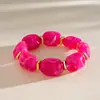 Pulseras de Abalorios Irregulares de Acrílico Europeas y Americanas, Pulseras de Moda Personalizadas Transfronterizas, Joyería de Mano Simple de Alta Gama de Nicho para Mujeres