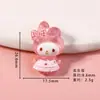 Accesorios diy de resina dibujos animados animal lindo pegamento crema parche para funda de teléfono material para horquilla parche para refrigerador