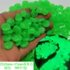 Cubos de Gelo Luminosos Ecológicos em Formato, Pedras Fluorescentes Coloridas, Areia para Fundo de Aquário, Acessórios de Decoração para Aquário Atacado