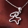 Colar feminino Weihuashi Pingente de diamante do zodíaco Ano da Ovelha feminino Ano auspicioso joias de ovelha atacado