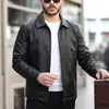 Otoño 2026 Transfronterizo Amazon Moda 3D Chaqueta de Cuero para Hombre Nueva Tendencia Estilo Coreano Cuero PU Deportiva Casual