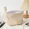 Saco de lona de veludo cotelê de grande capacidade Armazenamento feminino estilo coreano Bolsa Loção de água Escova Lavagem portátil Bolsa Lona Bolsa Bolsa de cosméticos