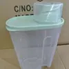 Tarro para Granos Cocina Snacks Nueces Especias Granos Tarro a Prueba de Humedad y a Prueba de Insectos Alimentos Plástico Transparente Caja de Almacenamiento