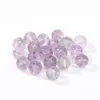 Amatista Boliviana Natural Cuentas Sueltas DIY para Manualidades Cuentas Redondas de Cristal Semiacabadas Accesorios para Joyería Venta al por Mayor