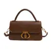 Bolsas Femininas da Moda Deste Ano 2026 Novo Estilo High-End Elegante Bolsa Pequena Quadrada de Ombro Único Bolsa de Mão Versátil Casual Bolsa Transversal