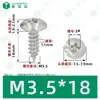 Tornillos Autorroscantes de Acero Inoxidable 304 Cabeza de Paraguas Ranura Phillips M2~M6 en Stock Estándar de Guangdong Tornillos Pequeños Autorroscantes Ranura Phillips al por Mayor