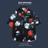Camisa floral hawaiana de manga corta para hombre, ropa de la isla de Hainan, ropa de playa, chaqueta casual holgada para parejas que viajan a Sanya