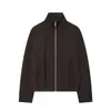 Ropa de mujer de comercio exterior europeo y americano ZA transfronteriza, popular en AliExpress, chaqueta versátil de otoño con cuello alto, manga larga y cremallera