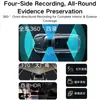 Grabadora de Coche Versión WiFi de 4 Cámaras Grabación HD Monitoreo Cuatridireccional Soporta Función de Cámara de Reversa