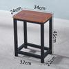 R* Taburete Cuadrado Simple Taburete de Comedor Silla de Entrenamiento para Mesa de Comedor en Casa Taburete de Hierro de Madera Taburete de Color Elevación Adulto Taburete de Taller de Fábrica