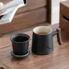 2026 Novo Modelo de Xícara de Chá de Cerâmica com Filtro Separador de Chá e Água, Caneca Pessoal de Escritório de Alto Padrão para Preparar Chá