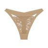 Tanga al por mayor de encaje de color sólido de alta elasticidad sexy de algodón entrepierna tanga damas Amazon transfronterizo