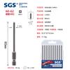 FONTE Fábrica 75-100mm de comprimento S2 liga de aço equipamento de automação resistente ao desgaste 1/4 cabeça de chave de fenda cruzada de cabeça única