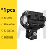 Faro Led de Motocicleta Girasol Pequeño Transfronterizo con Lente, Luz Auxiliar Externa de Alta Intensidad para Haz Lejano y Cercano para Vehículos Eléctricos
