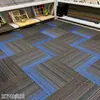 Alfombra entrelazada cuadrada Pvceva para edificios de oficinas, salas de conferencias, proyectos de construcción, tapetes para dormitorios, salas de estar y balcones