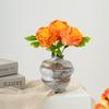 Vaso de Cerâmica para Flores Secas Shumen Mottled Retro Estilo Wabi-Sabi para Sala de Estar Design Clássico Arranjo de Flores Ornamentos Decorativos