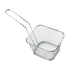 Ventas Directas de Fábrica En Stock Canasta para Papas Fritas Mini Cesta para Freír Rejilla Estilo Americano Restaurante Snack Decoración Creativa
