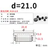Tapón redondo de plástico negro tapete para mesa y silla antideslizante resistente al desgaste cubierta de tapón para tubo de acero inoxidable tapón interior cabeza de tubo rígido tapón de goma