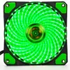 Ventilador de chassi de 12 cm para CPU de fábrica, guia de abertura LED emissor de luz, dissipação de calor de chassi ultrassilencioso, grande volume de ar