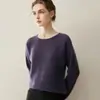 Suéter de Punto Consinee de Lujo Suave 100% Cachemira Pura para Mujer con Estrellas Plateadas por Toda Parte, Estilo Holgado Elegante