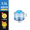 PC grado alimenticio Kung Fu Tea Cubo puro cubo vacío agua potable agua embotellada agua mineral agua potable mesa de té