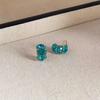 Aretes Exquisitos y Pequeños con Incrustaciones de Diamantes para Mujer Dulces Elegantes Estilo Coreano Modernos Simples Combinan con Todo Diario Para Ir al Trabajo Aretes de Alta Gama