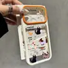 Funda Cielo Estrellado de Bloques de Color para Teléfono Apple 17PRO Funda para iPhone Perro Gato Graffiti Dibujos Animados iPhone18 Funda Protectora Anticaídas