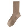 Calcetines de lana para niños, calcetines apilados, otoño e invierno, medias cálidas, medias de color sólido para mujer, calcetines autocalentables para calentar en invierno, calcetines de mujer
