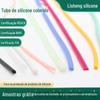 Tubos de Silicone de Grau Industrial para Venda por Atacado, Mangueiras de Silicone Resistentes a Altas e Baixas Temperaturas, Tubos de Conexão para Instrumentos, Tubos para Bombas Peristálticas, Borracha de Silicone, Colorido